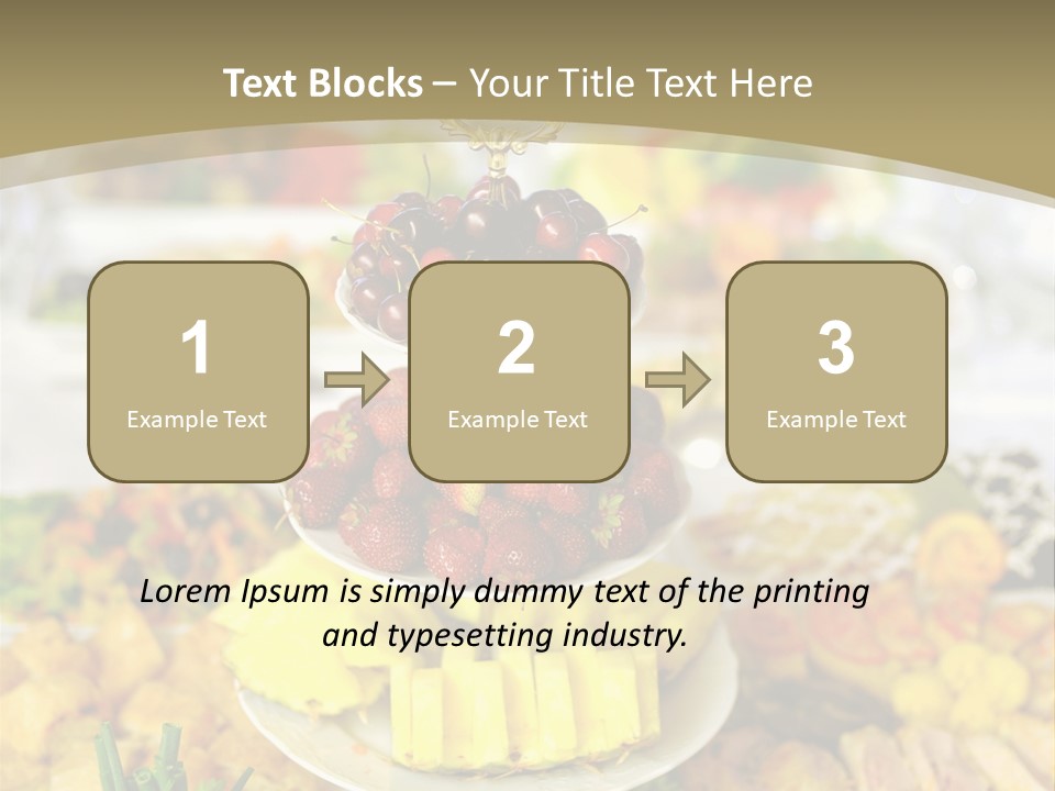 Table Wedding Dinner PowerPoint Template