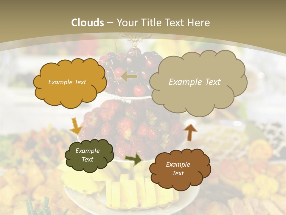 Table Wedding Dinner PowerPoint Template