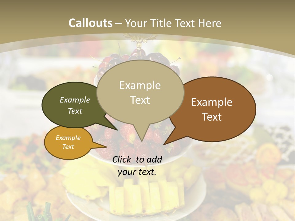 Table Wedding Dinner PowerPoint Template