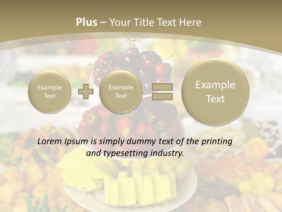 Table Wedding Dinner PowerPoint Template