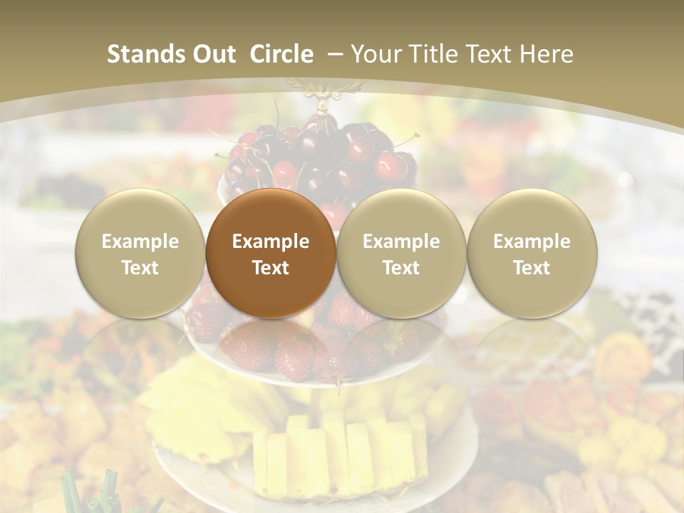 Table Wedding Dinner PowerPoint Template