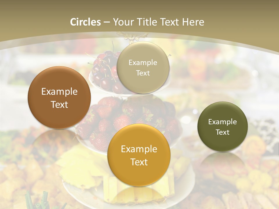 Table Wedding Dinner PowerPoint Template