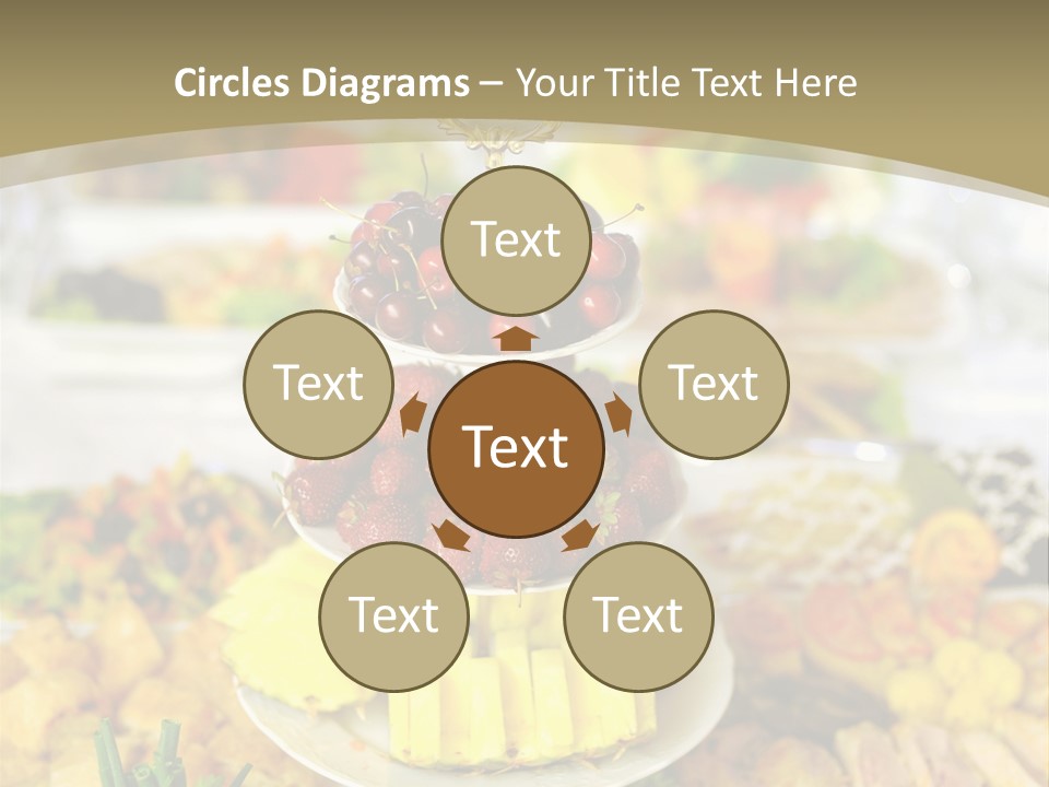 Table Wedding Dinner PowerPoint Template