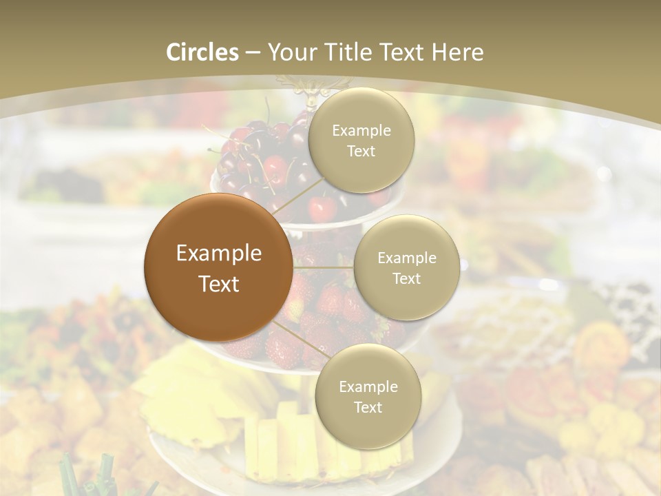 Table Wedding Dinner PowerPoint Template