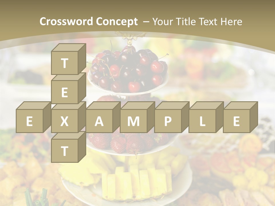 Table Wedding Dinner PowerPoint Template