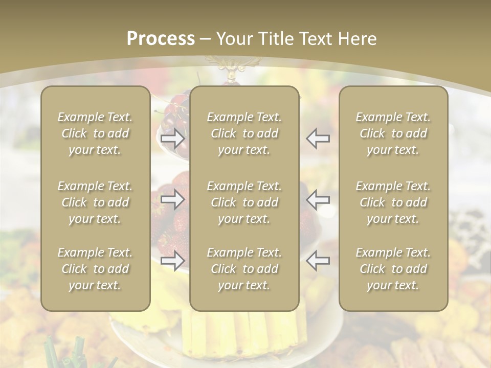 Table Wedding Dinner PowerPoint Template