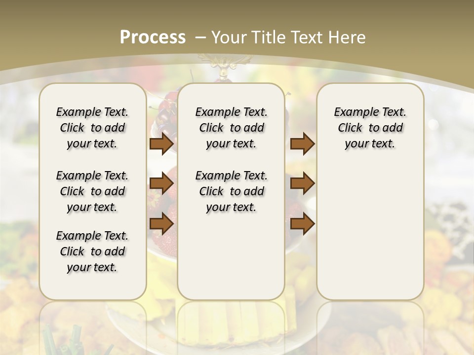 Table Wedding Dinner PowerPoint Template