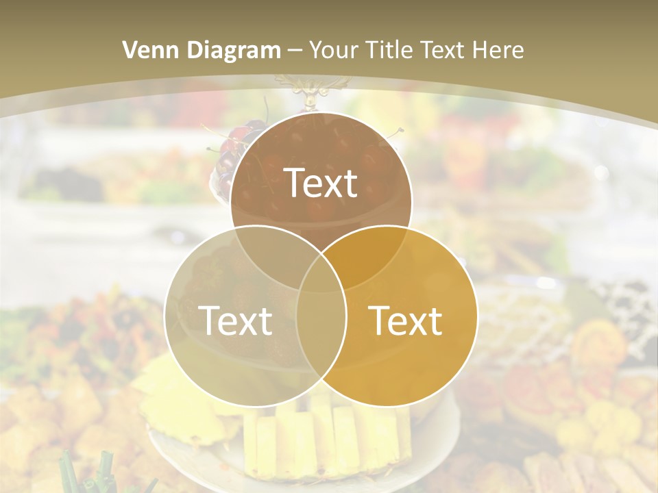 Table Wedding Dinner PowerPoint Template