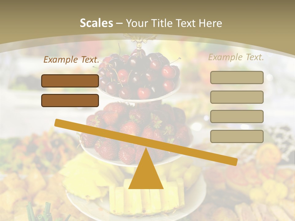Table Wedding Dinner PowerPoint Template