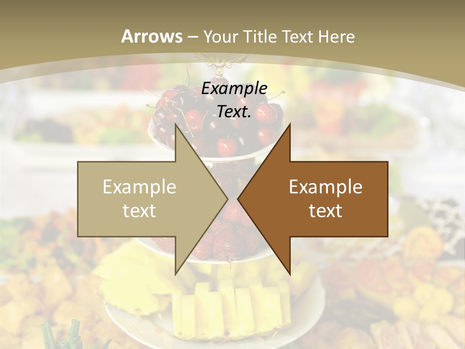 Table Wedding Dinner PowerPoint Template