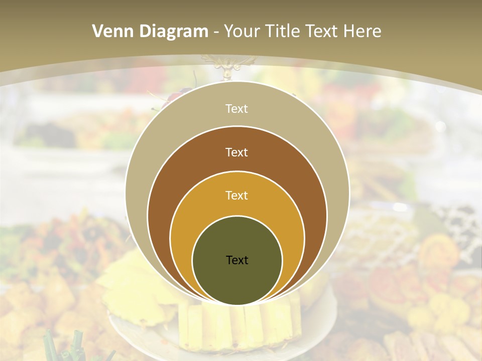 Table Wedding Dinner PowerPoint Template