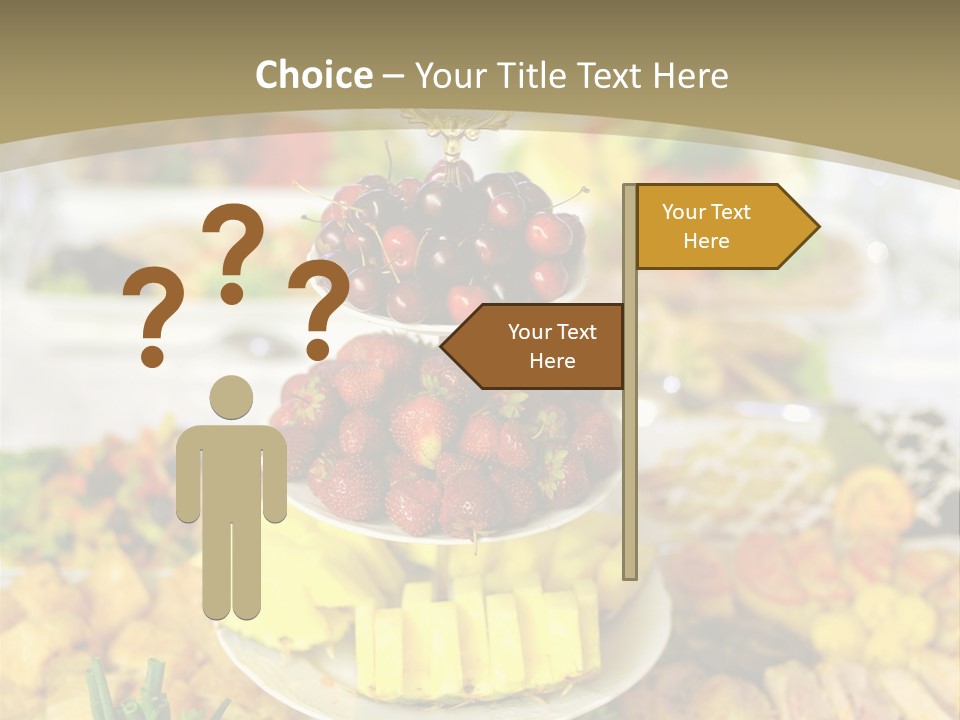 Table Wedding Dinner PowerPoint Template