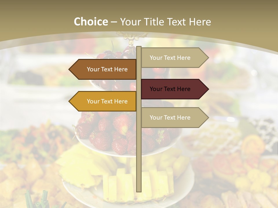 Table Wedding Dinner PowerPoint Template