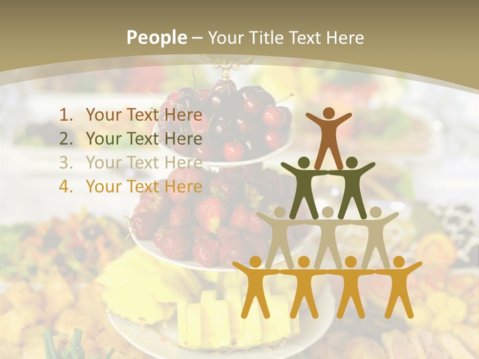 Table Wedding Dinner PowerPoint Template