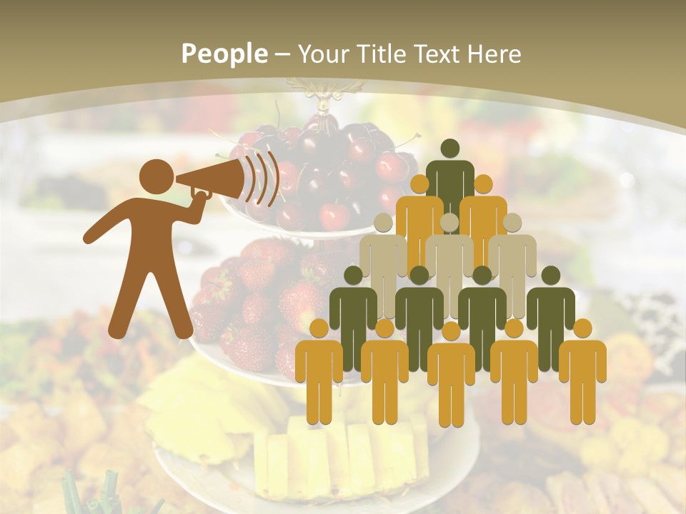 Table Wedding Dinner PowerPoint Template