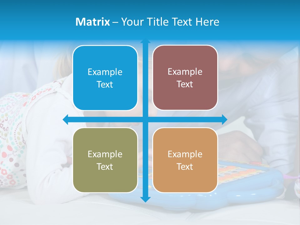 Toy Girl Together PowerPoint Template