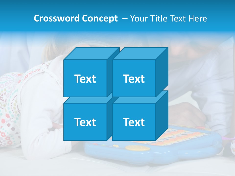 Toy Girl Together PowerPoint Template