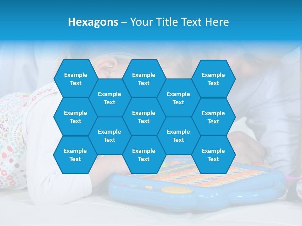 Toy Girl Together PowerPoint Template