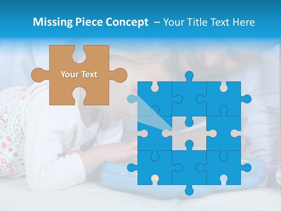 Toy Girl Together PowerPoint Template