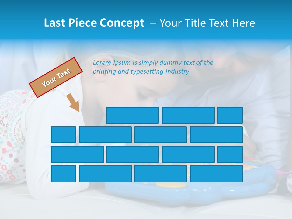 Toy Girl Together PowerPoint Template