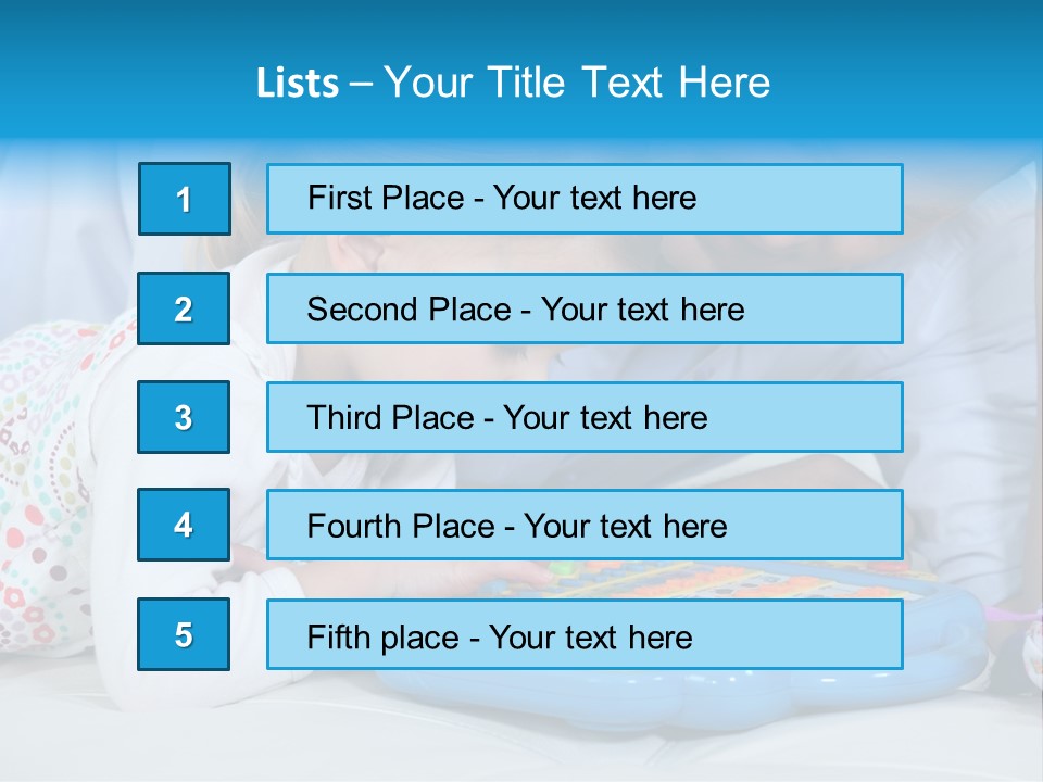 Toy Girl Together PowerPoint Template