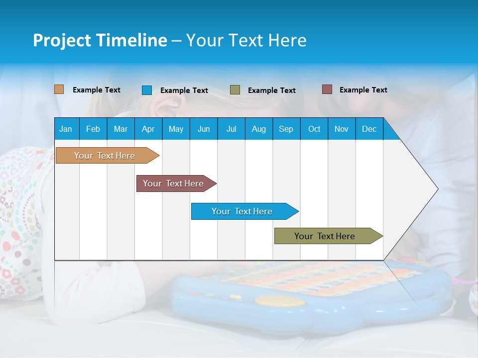 Toy Girl Together PowerPoint Template