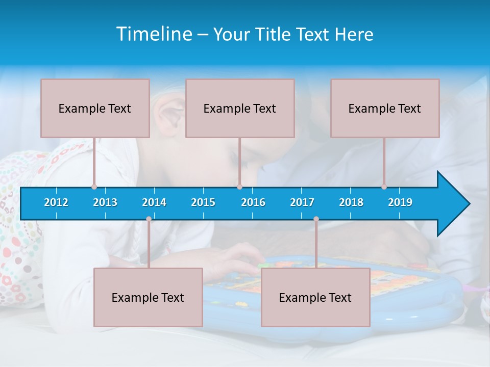 Toy Girl Together PowerPoint Template