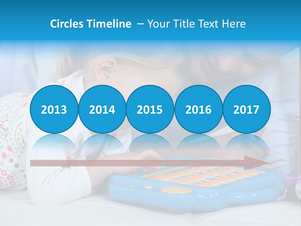 Toy Girl Together PowerPoint Template