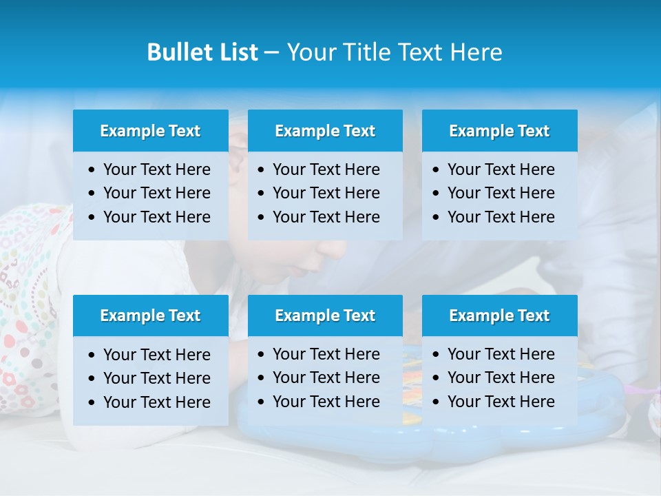 Toy Girl Together PowerPoint Template