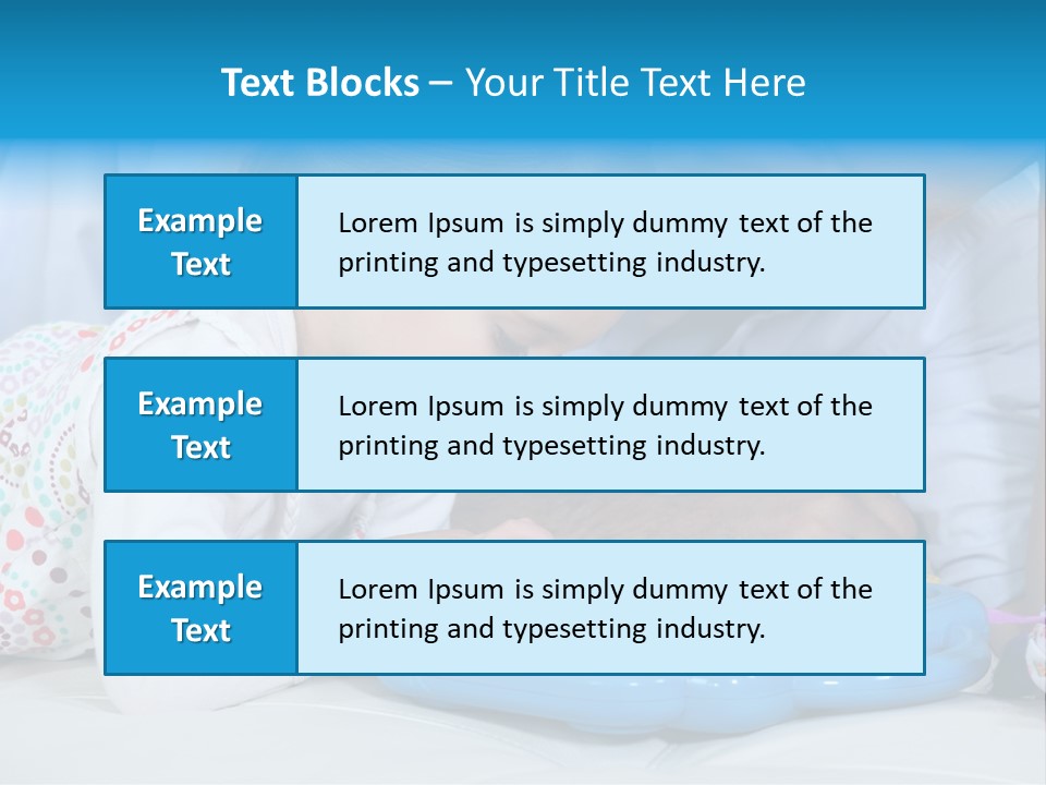 Toy Girl Together PowerPoint Template