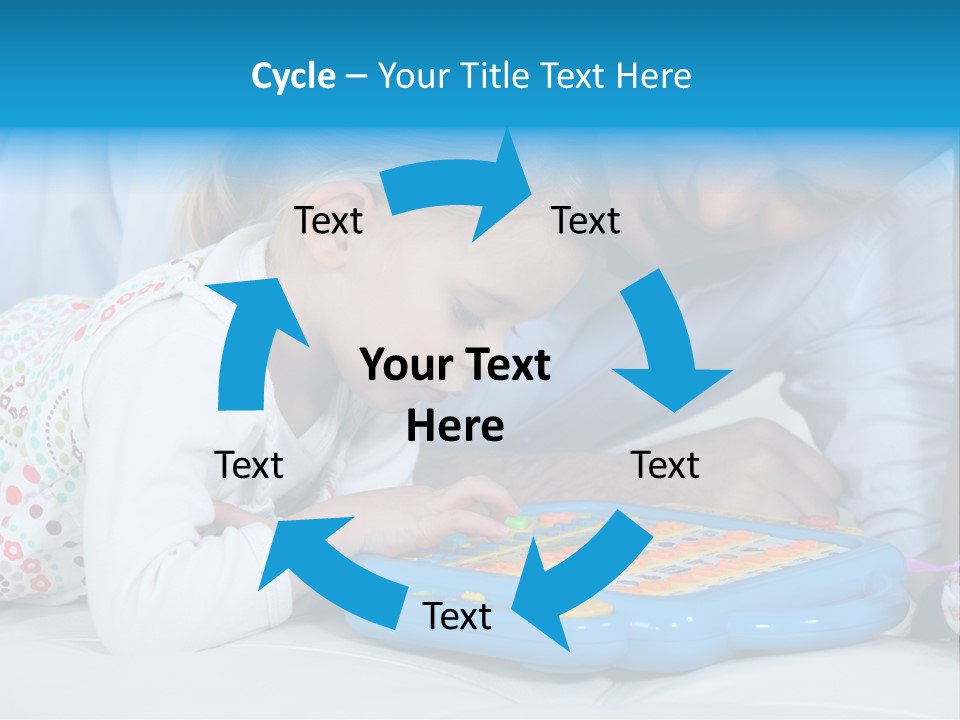 Toy Girl Together PowerPoint Template