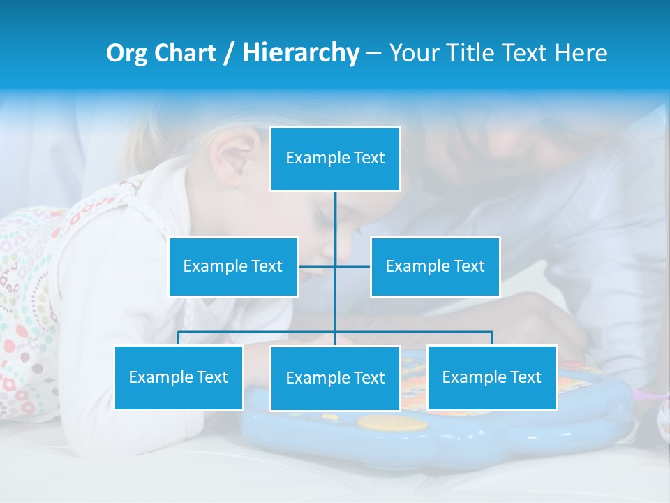 Toy Girl Together PowerPoint Template