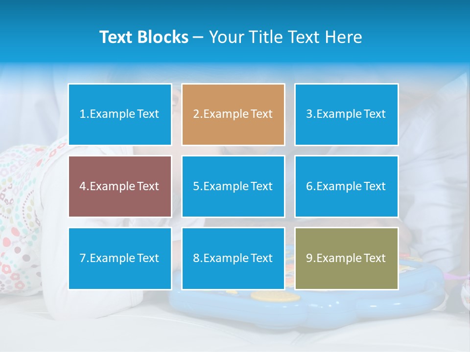 Toy Girl Together PowerPoint Template