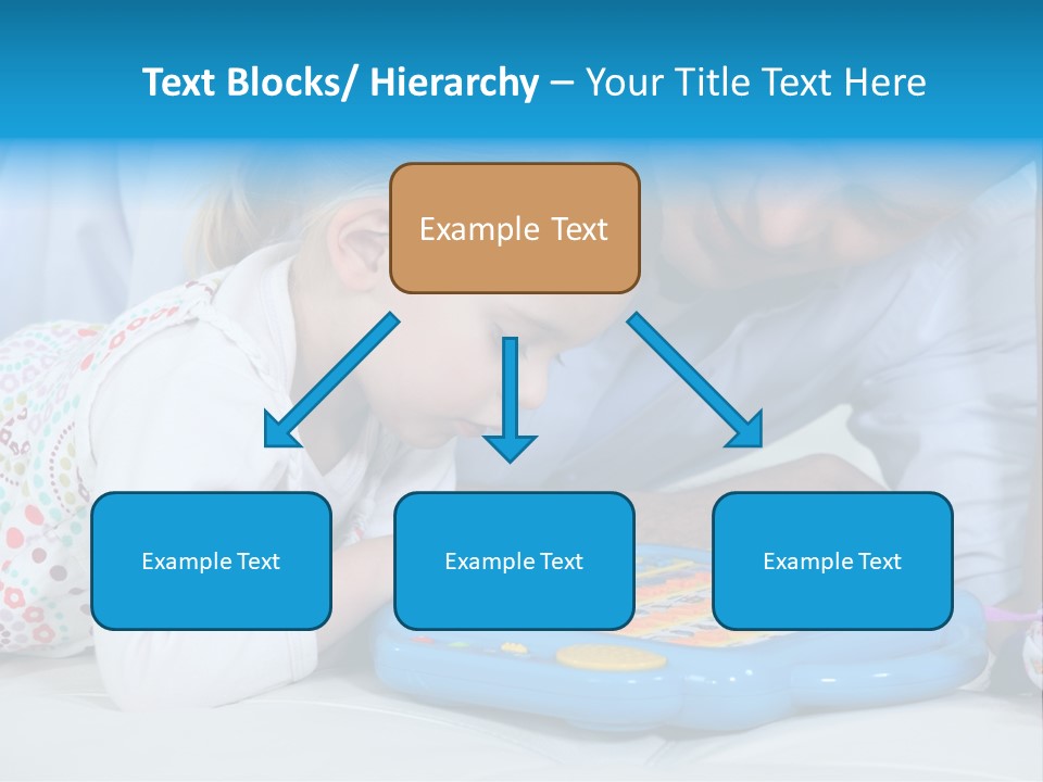 Toy Girl Together PowerPoint Template