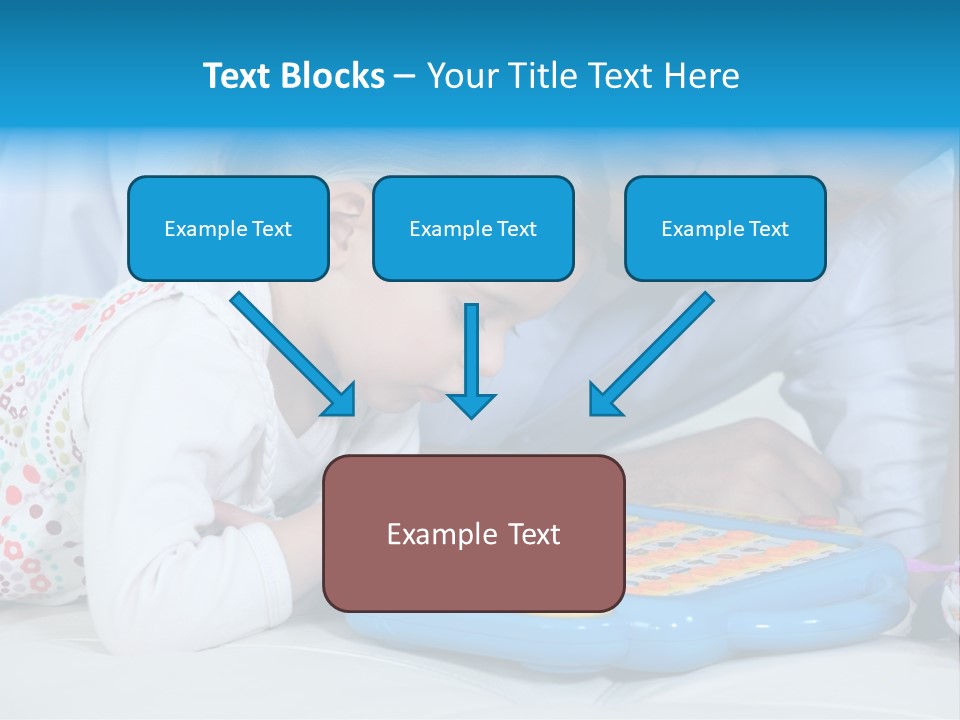 Toy Girl Together PowerPoint Template