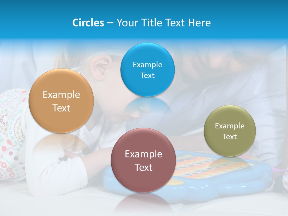 Toy Girl Together PowerPoint Template