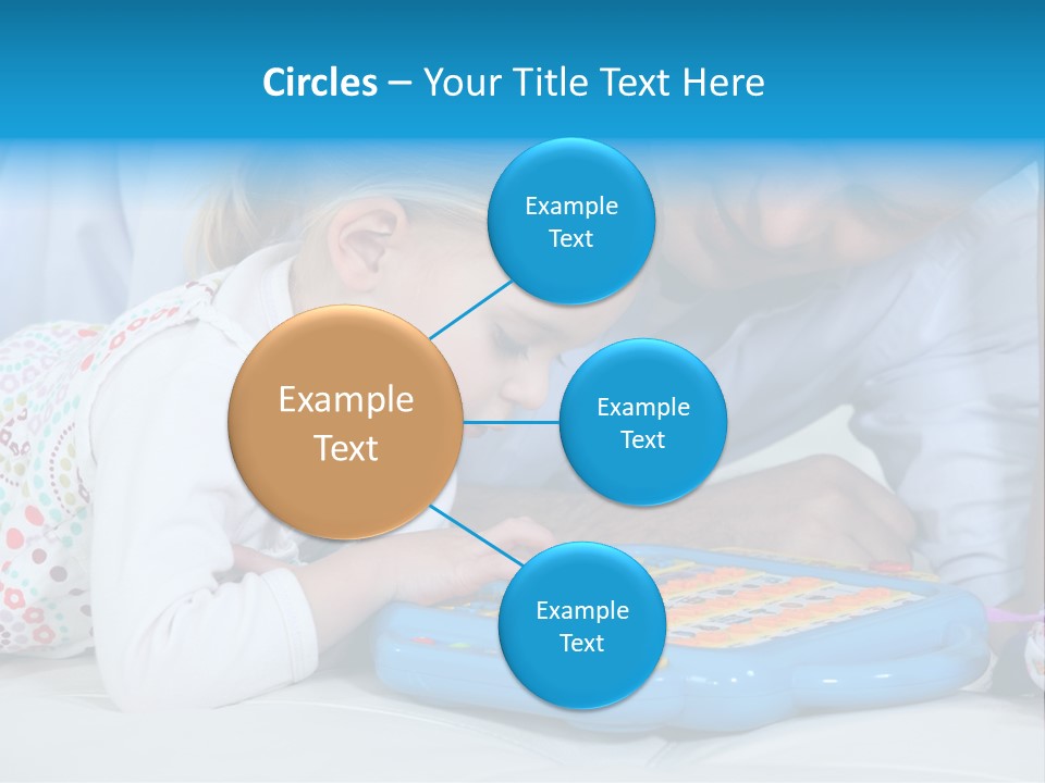 Toy Girl Together PowerPoint Template