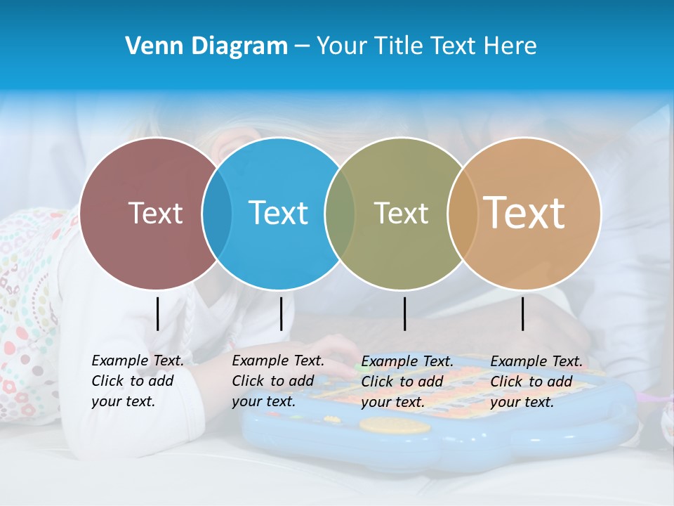 Toy Girl Together PowerPoint Template