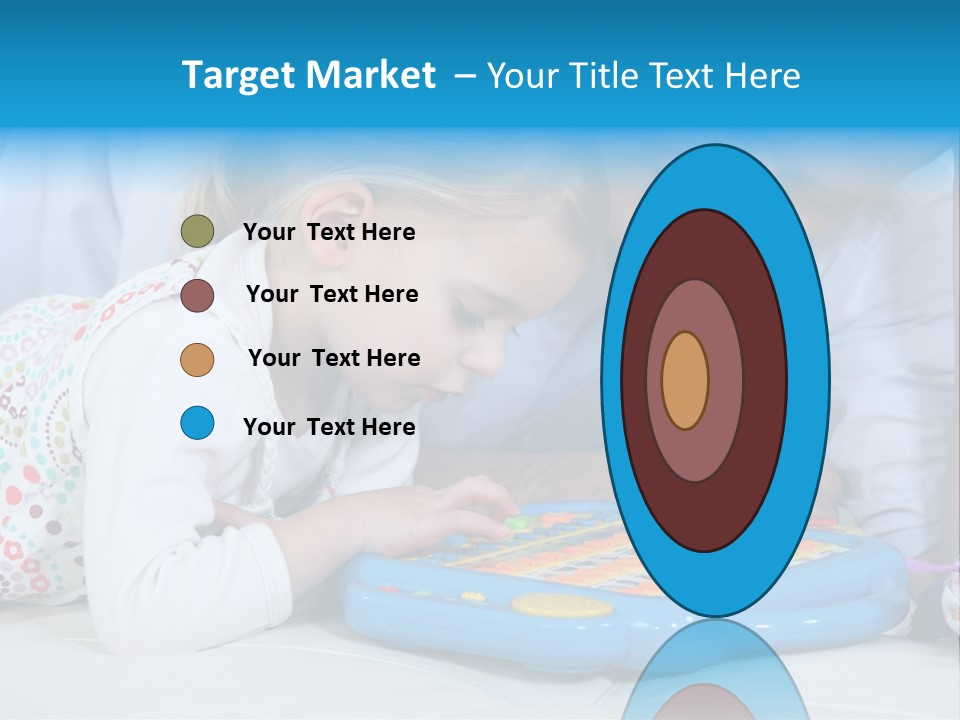 Toy Girl Together PowerPoint Template