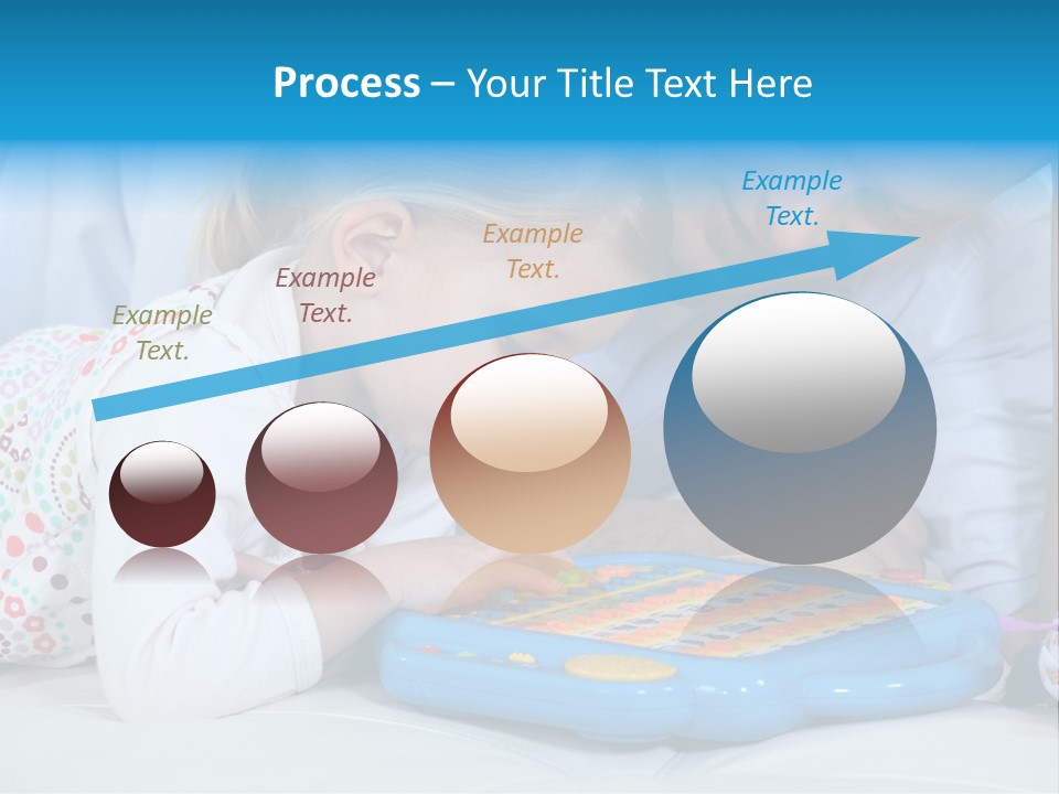 Toy Girl Together PowerPoint Template