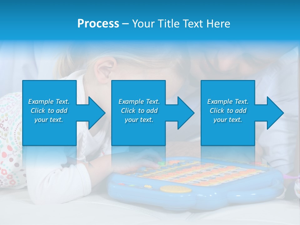 Toy Girl Together PowerPoint Template