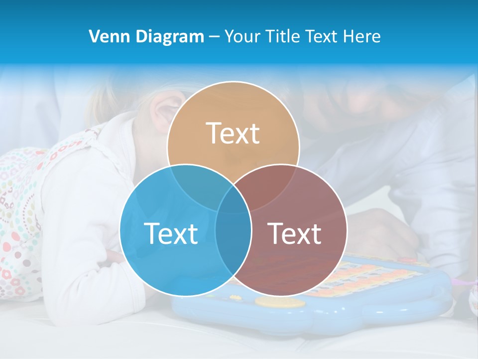 Toy Girl Together PowerPoint Template