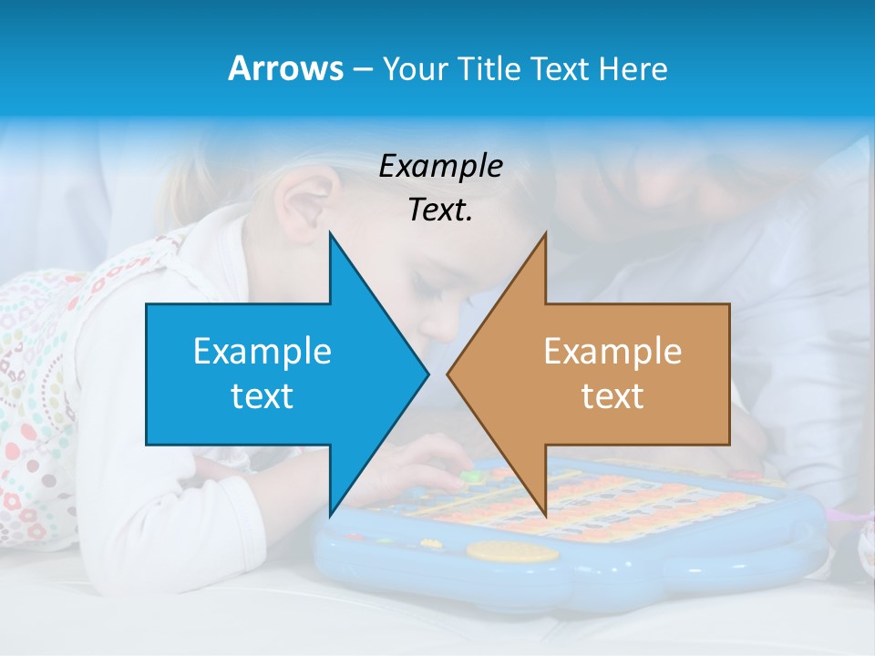 Toy Girl Together PowerPoint Template