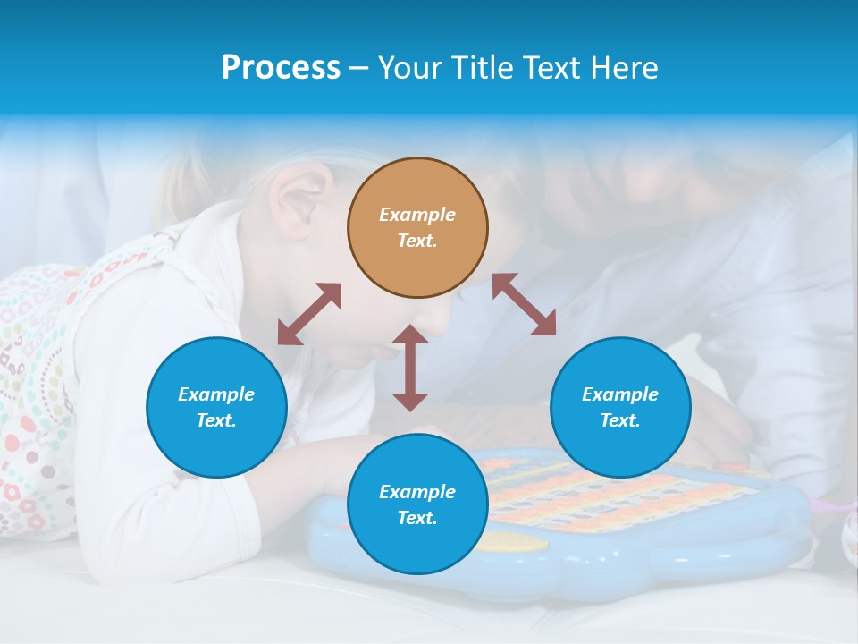 Toy Girl Together PowerPoint Template