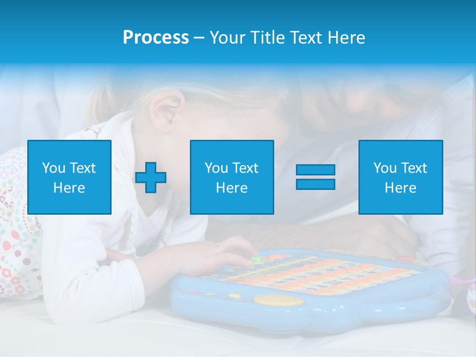 Toy Girl Together PowerPoint Template