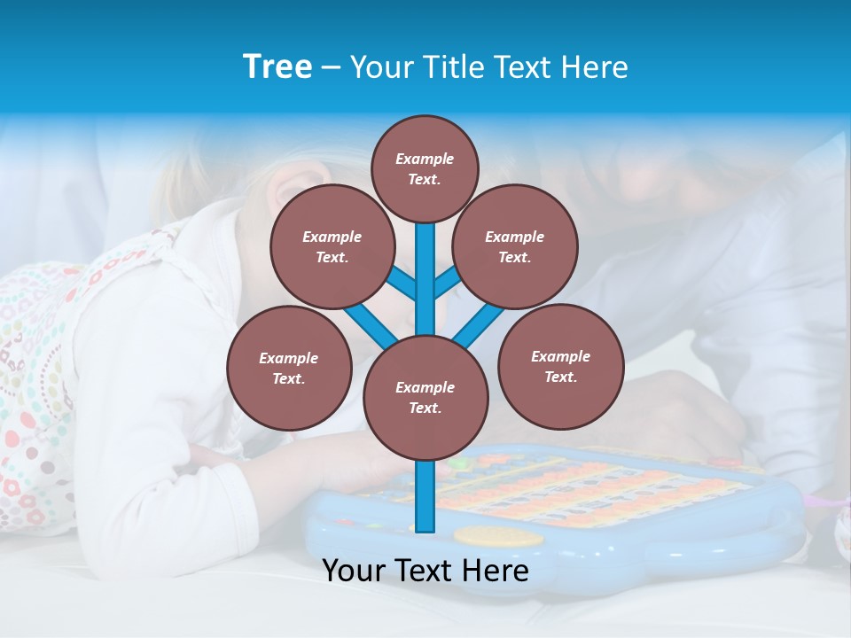 Toy Girl Together PowerPoint Template