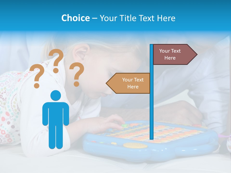 Toy Girl Together PowerPoint Template