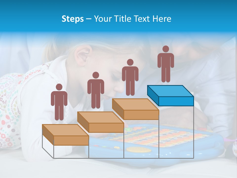 Toy Girl Together PowerPoint Template