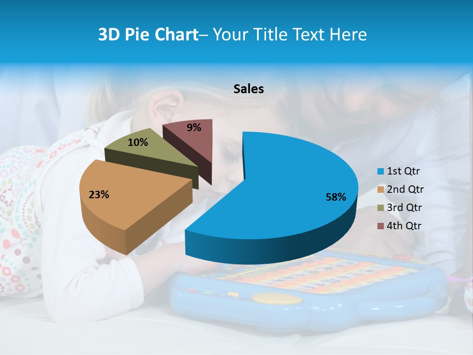 Toy Girl Together PowerPoint Template