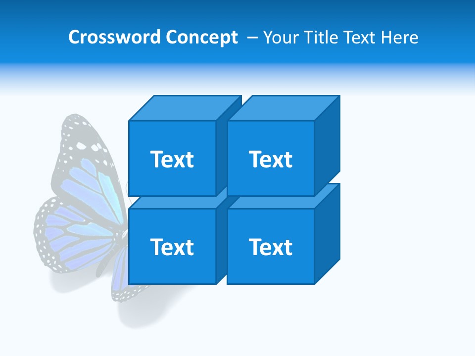 Large Spots Garden PowerPoint Template